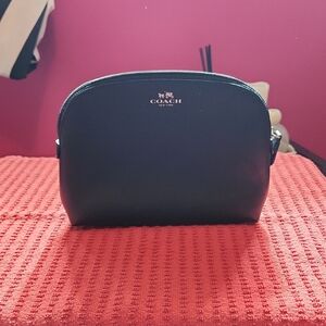 Coach Black Leather Shoulder Bag